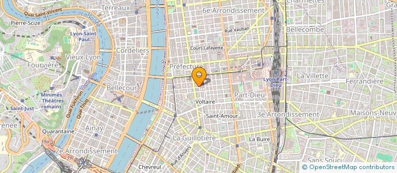 localisation de l'entreprise MADAME MONIQUE BAYET  LYON