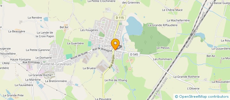 localisation de l'entreprise MADAME MONIQUE BAZIN à LOIRON-RUILLE