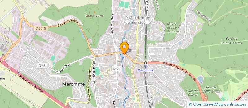 localisation de l'entreprise MADAME MONIQUE BEAUFILS  MAROMME