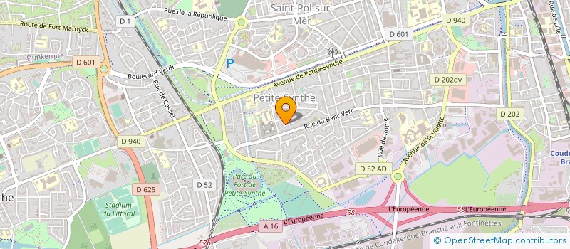 localisation de l'entreprise MADAME MONIQUE BECK à DUNKERQUE