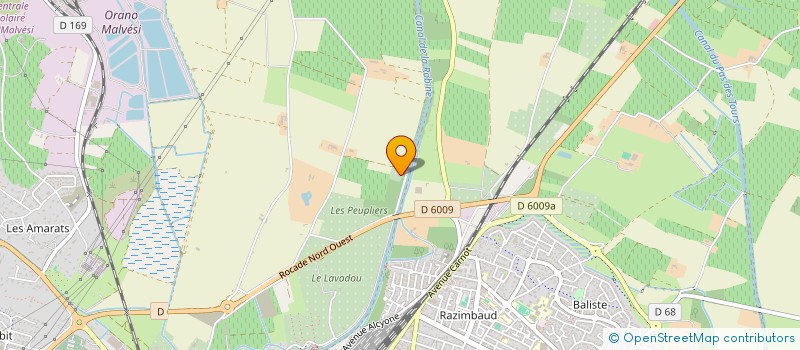 localisation de l'entreprise MADAME MONIQUE BEDORA  NARBONNE