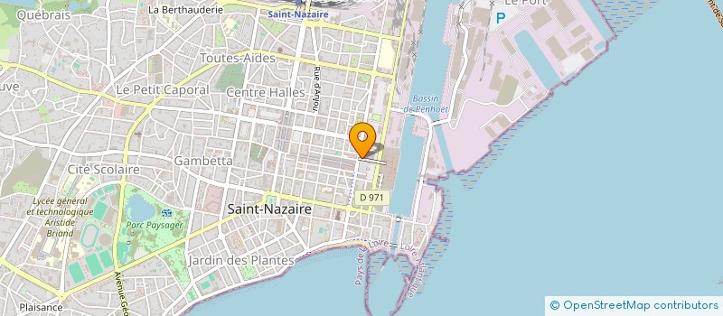 localisation de l'entreprise MADAME MONIQUE BENIZE à SAINT-NAZAIRE