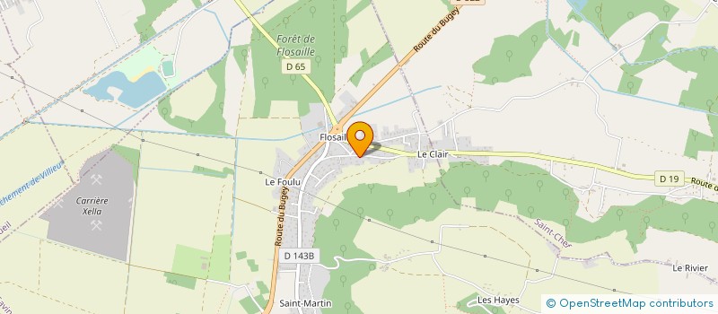 localisation de l'entreprise MADAME MONIQUE BERAUD  SAINT-SAVIN