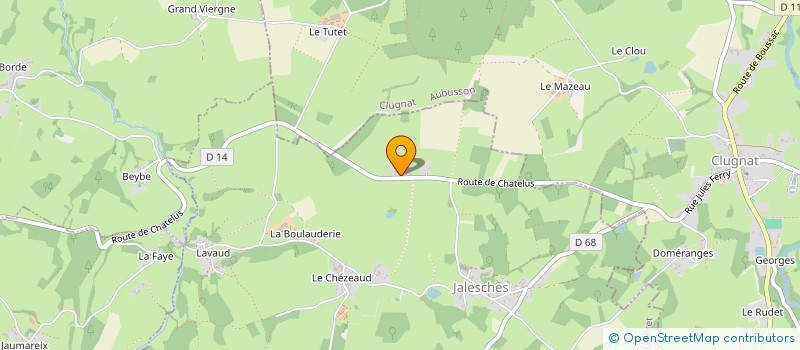 localisation de l'entreprise MADAME MONIQUE BERGERON à JALESCHES
