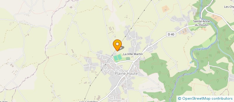 localisation de l'entreprise MADAME MONIQUE BERNARD  SAINT-BRANDAN