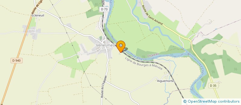 localisation de l'entreprise MADAME MONIQUE BERNARD  VENESMES