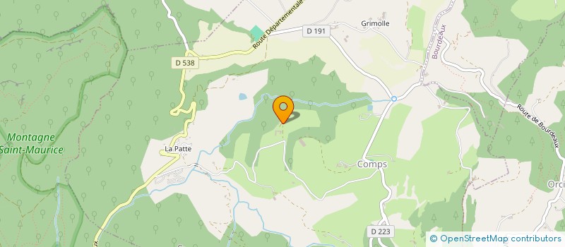 localisation de l'entreprise MADAME MONIQUE BERNARD  DIEULEFIT