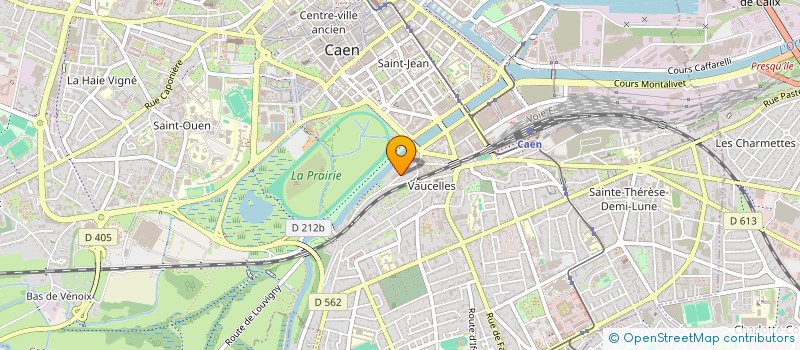 localisation de l'entreprise MADAME MONIQUE BERTAUX à CAEN