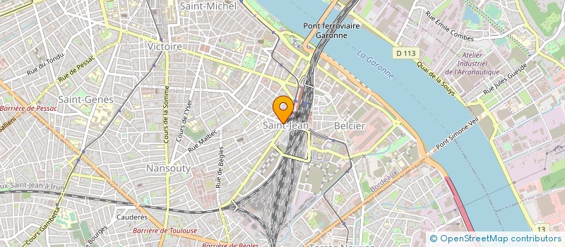 localisation de l'entreprise MADAME MONIQUE BERTIN à BORDEAUX