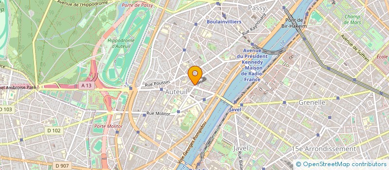 localisation de l'entreprise MADAME MONIQUE BERTOUNESQUE  PARIS