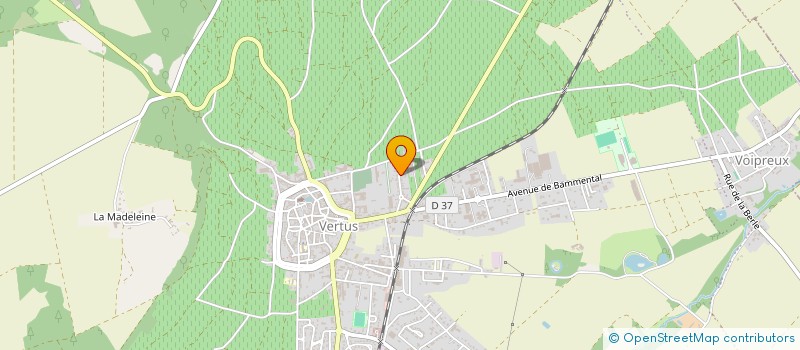 localisation de l'entreprise MADAME MONIQUE BERTRAND  BLANCS-COTEAUX