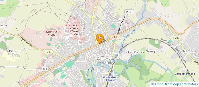 localisation de l'entreprise MADAME MONIQUE BETRAUD à SAINT-MAIXENT-L'ECOLE