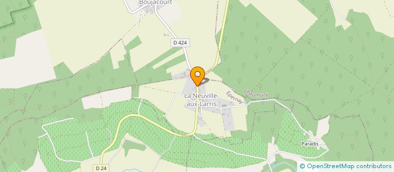 localisation de l'entreprise MADAME MONIQUE BIANCHI  LA NEUVILLE-AUX-LARRIS