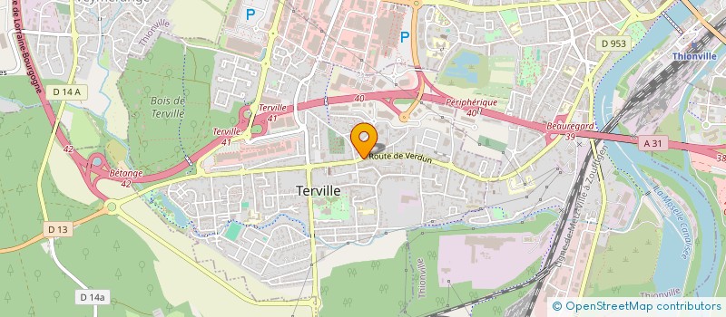 localisation de l'entreprise MADAME MONIQUE BICHET à TERVILLE
