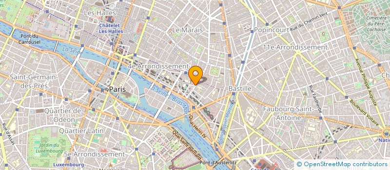 localisation de l'entreprise MADAME MONIQUE BIENVENU à PARIS