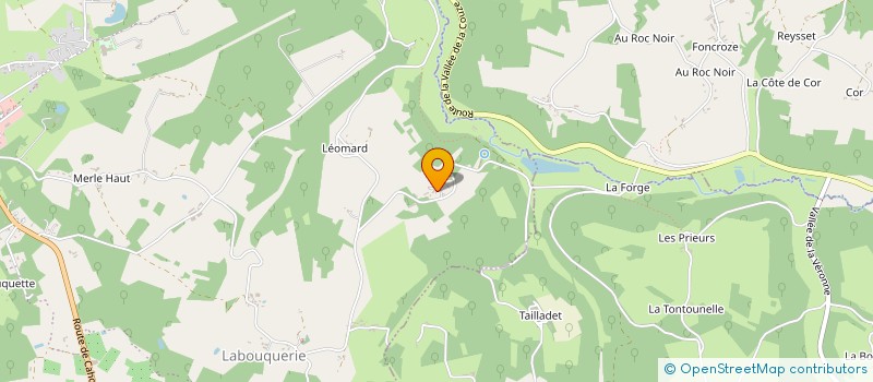 localisation de l'entreprise MADAME MONIQUE BIGOT à BEAUMONTOIS EN PERIGORD