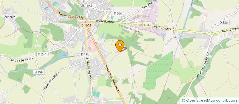 localisation de l'entreprise MADAME MONIQUE BILLARD  VEZERONCE-CURTIN