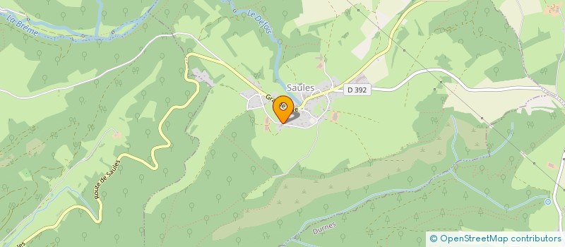 localisation de l'entreprise MADAME MONIQUE BILLER  SAULES