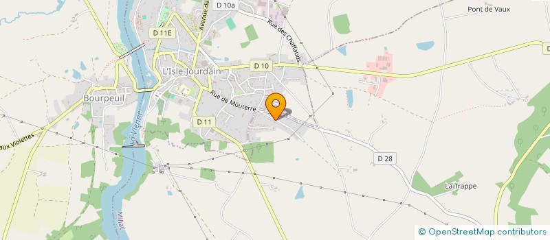 localisation de l'entreprise MADAME MONIQUE BILLY  MILLAC