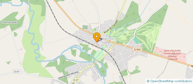 localisation de l'entreprise MADAME MONIQUE BIREPINTE à VILLEDIEU-SUR-INDRE