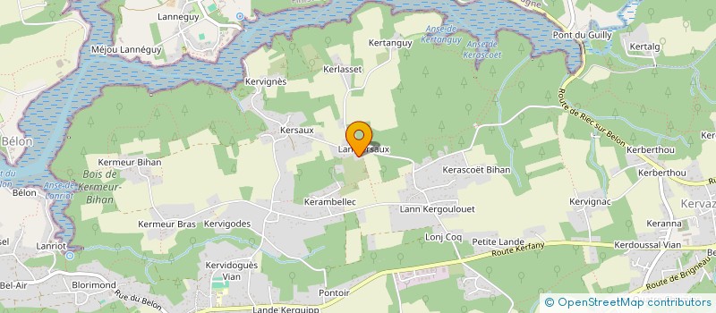 localisation de l'entreprise MADAME MONIQUE BITTMANN  MOELAN-SUR-MER