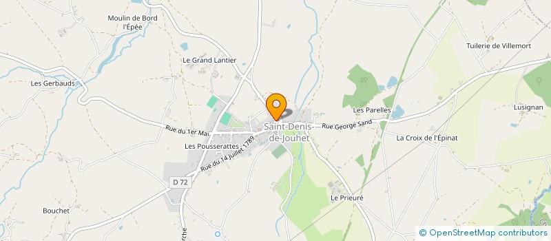 localisation de l'entreprise MADAME MONIQUE BLANCHET à LYS-SAINT-GEORGES