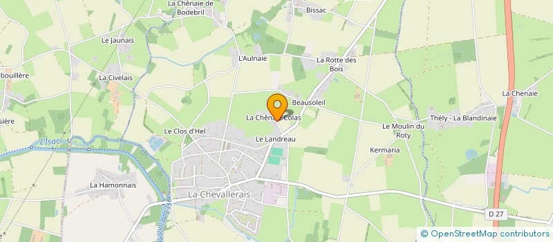 localisation de l'entreprise MADAME MONIQUE BLANDIN à HERIC