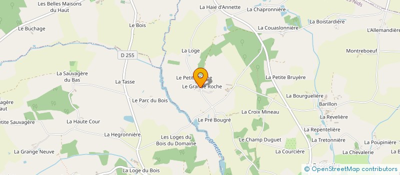 localisation de l'entreprise MADAME MONIQUE BOISGONTIER à SAINT-PIERRE-DES-NIDS