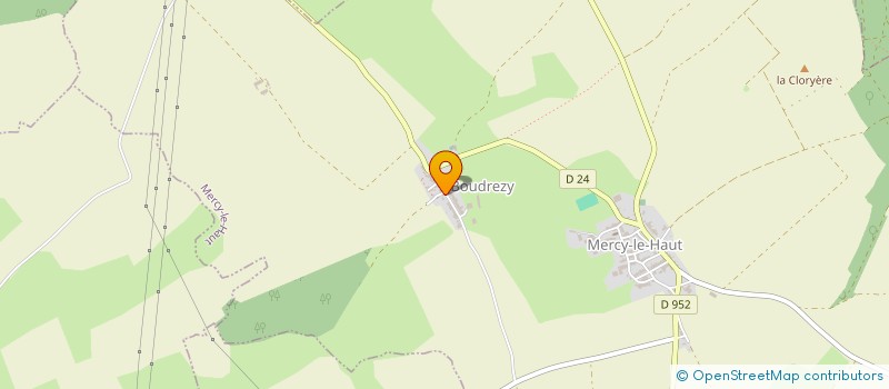 localisation de l'entreprise MADAME MONIQUE BOMBARDIER  MERCY-LE-HAUT