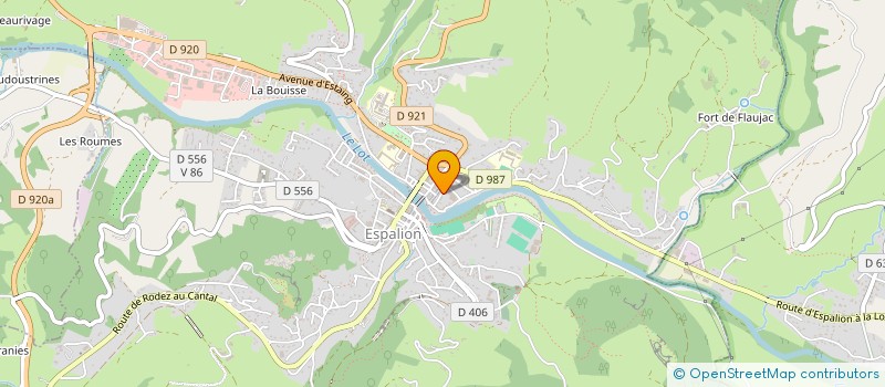 localisation de l'entreprise MADAME MONIQUE BONICEL à ESPALION