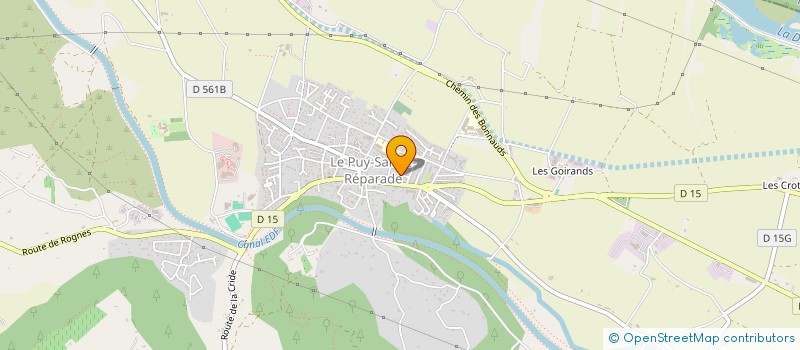 localisation de l'entreprise MADAME MONIQUE BONNAND à LE PUY-SAINTE-REPARADE