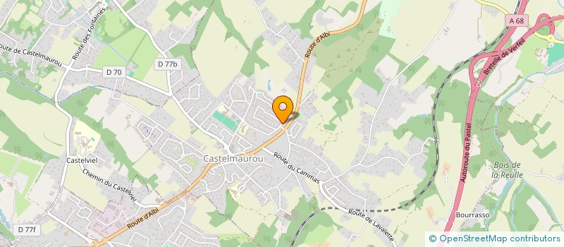 localisation de l'entreprise MADAME MONIQUE BONNET  CASTELMAUROU