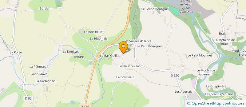 localisation de l'entreprise MADAME MONIQUE BONNIARD à VIEUX-VY-SUR-COUESNON