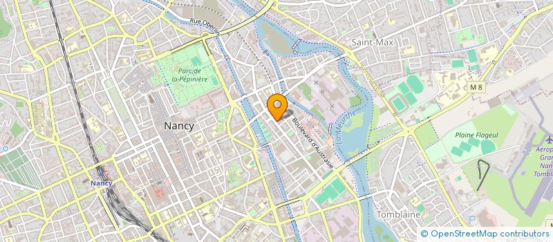 localisation de l'entreprise MADAME MONIQUE BONROY  NANCY