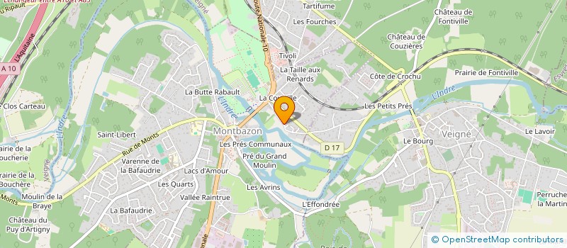 localisation de l'entreprise MADAME MONIQUE BONTEMP  MONTBAZON