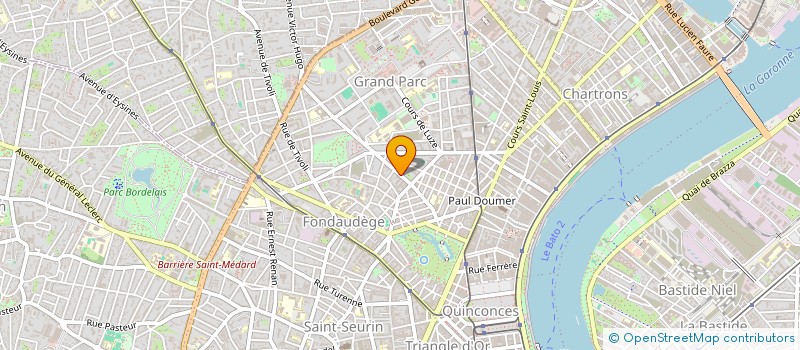 localisation de l'entreprise MADAME MONIQUE BORDIGNON  BORDEAUX