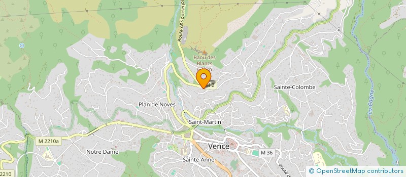 localisation de l'entreprise MADAME MONIQUE BOS  VENCE