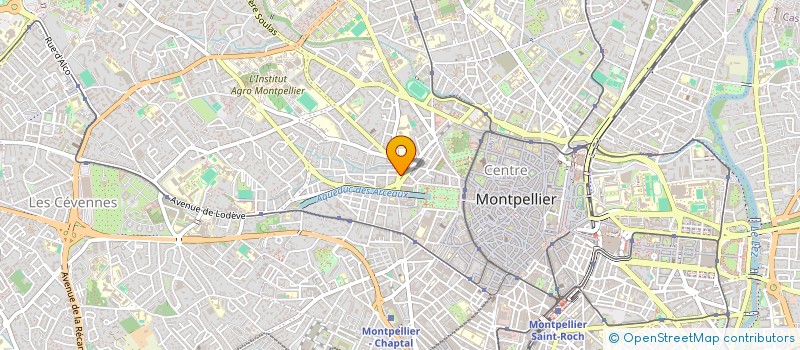 localisation de l'entreprise MADAME MONIQUE BOSQ à MONTPELLIER