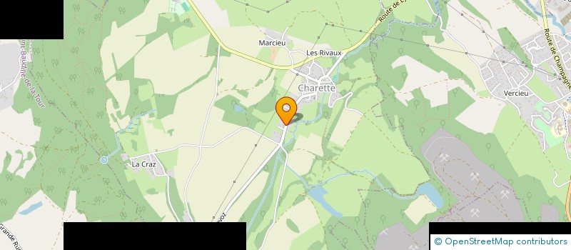 localisation de l'entreprise MADAME MONIQUE BOUCHET  CHARETTE