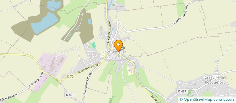 localisation de l'entreprise MADAME MONIQUE BOULET  FONTAINE-LE-DUN