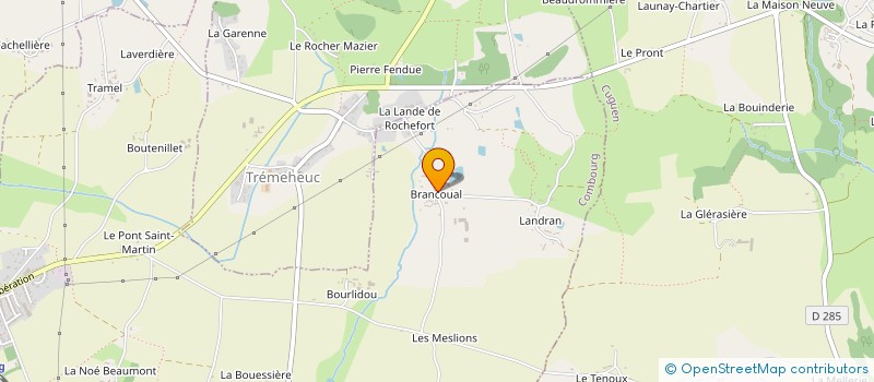 localisation de l'entreprise MADAME MONIQUE BOULMER à COMBOURG
