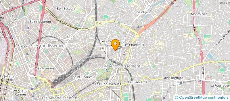 localisation de l'entreprise MADAME MONIQUE BOURGAREL à MARSEILLE