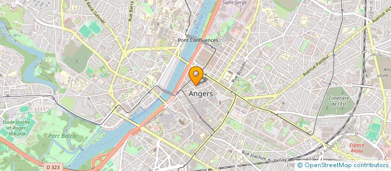 localisation de l'entreprise MADAME MONIQUE BOURGEAIS  ANGERS