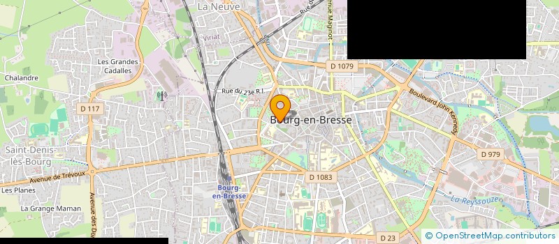 localisation de l'entreprise MADAME MONIQUE BOURGEAU à BOURG-EN-BRESSE