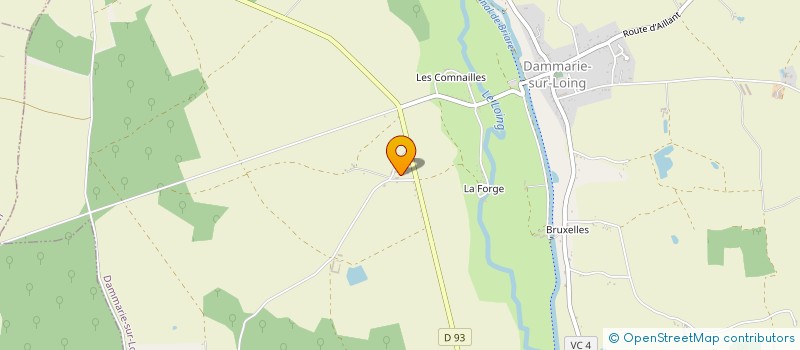 localisation de l'entreprise MADAME MONIQUE BOURGEOIS à DAMMARIE-SUR-LOING