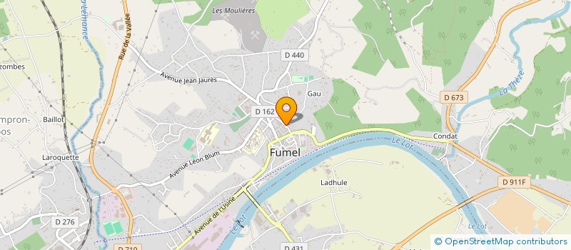 localisation de l'entreprise MADAME MONIQUE BOUTE à FUMEL