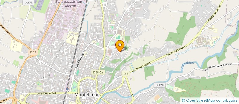 localisation de l'entreprise MADAME MONIQUE BOUZIANE à MONTELIMAR