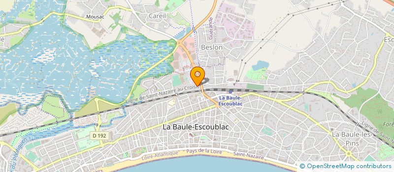 localisation de l'entreprise MADAME MONIQUE BOYEAU à LA BAULE-ESCOUBLAC