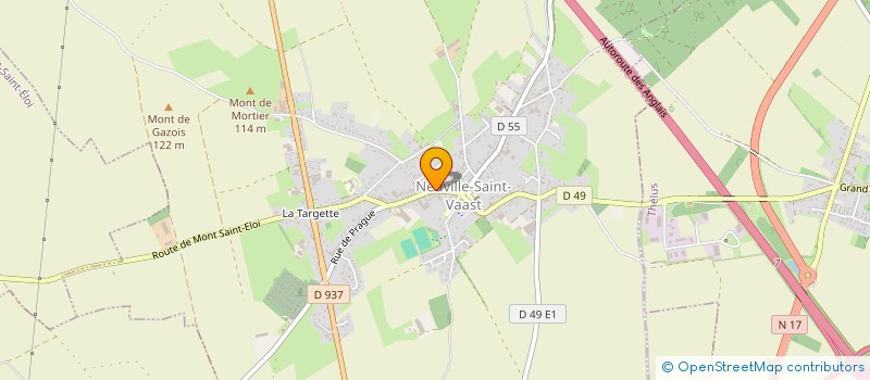 localisation de l'entreprise MADAME MONIQUE BRIMONT  NEUVILLE-SAINT-VAAST