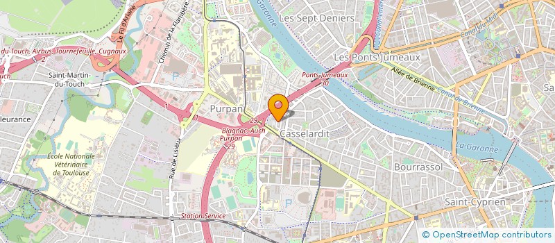 localisation de l'entreprise MADAME MONIQUE BROTO à TOULOUSE